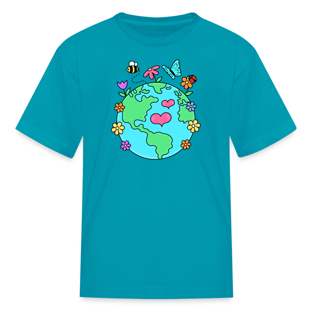 Beautiful earth Kids' T-Shirt - turquoise