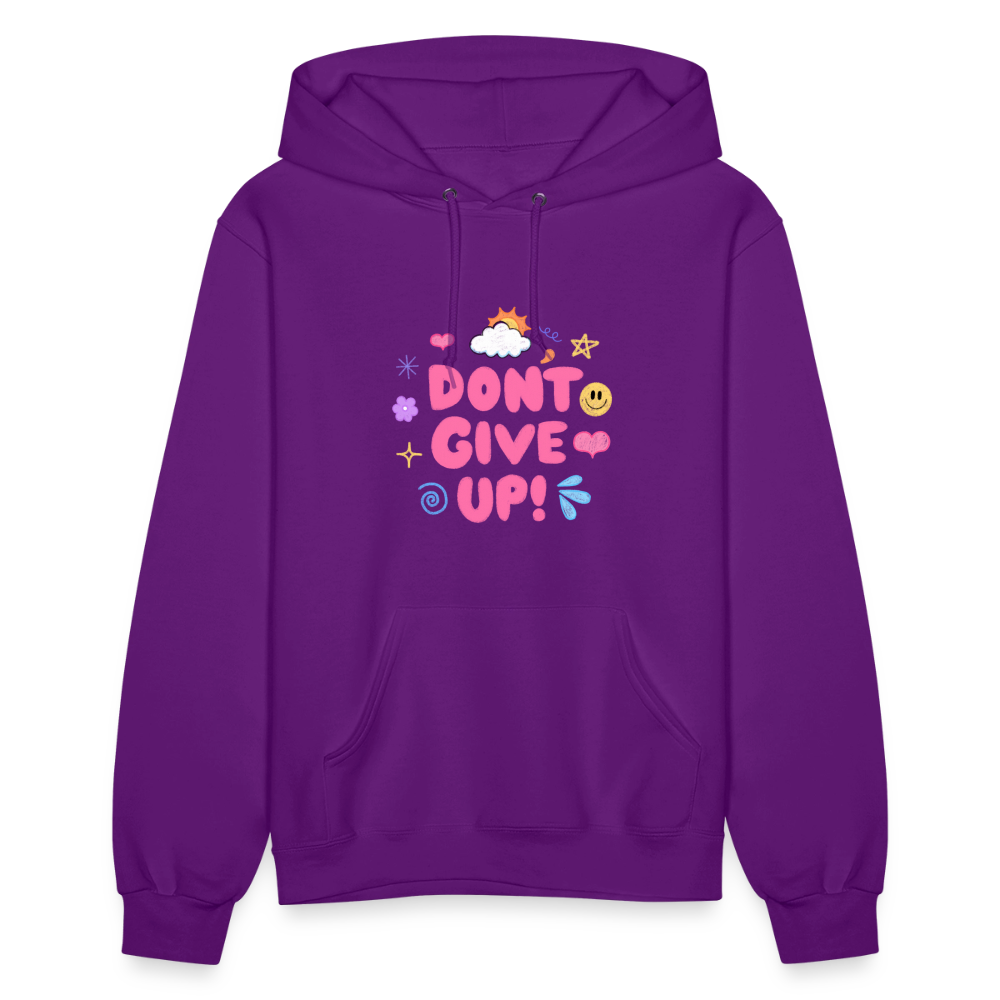 Don’t give up Women's Hoodie - purple