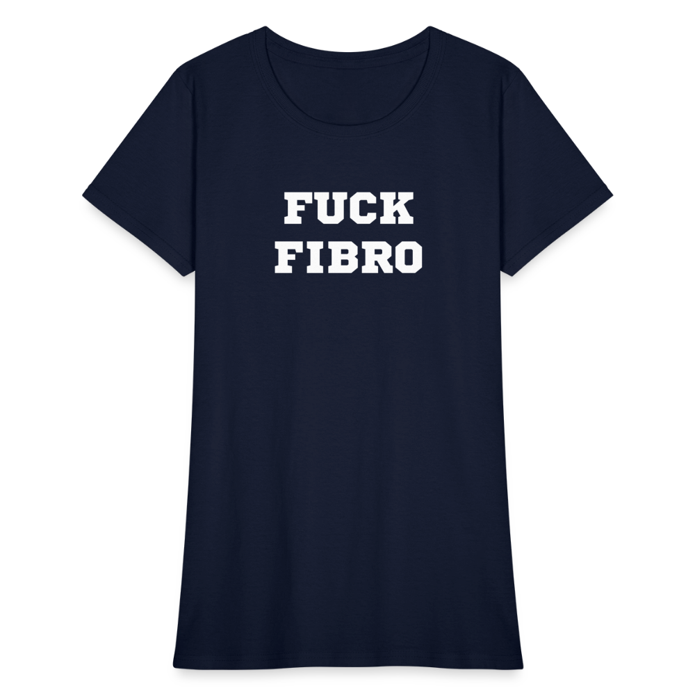 “Fuck Fibro” Women’s T-Shirt - navy