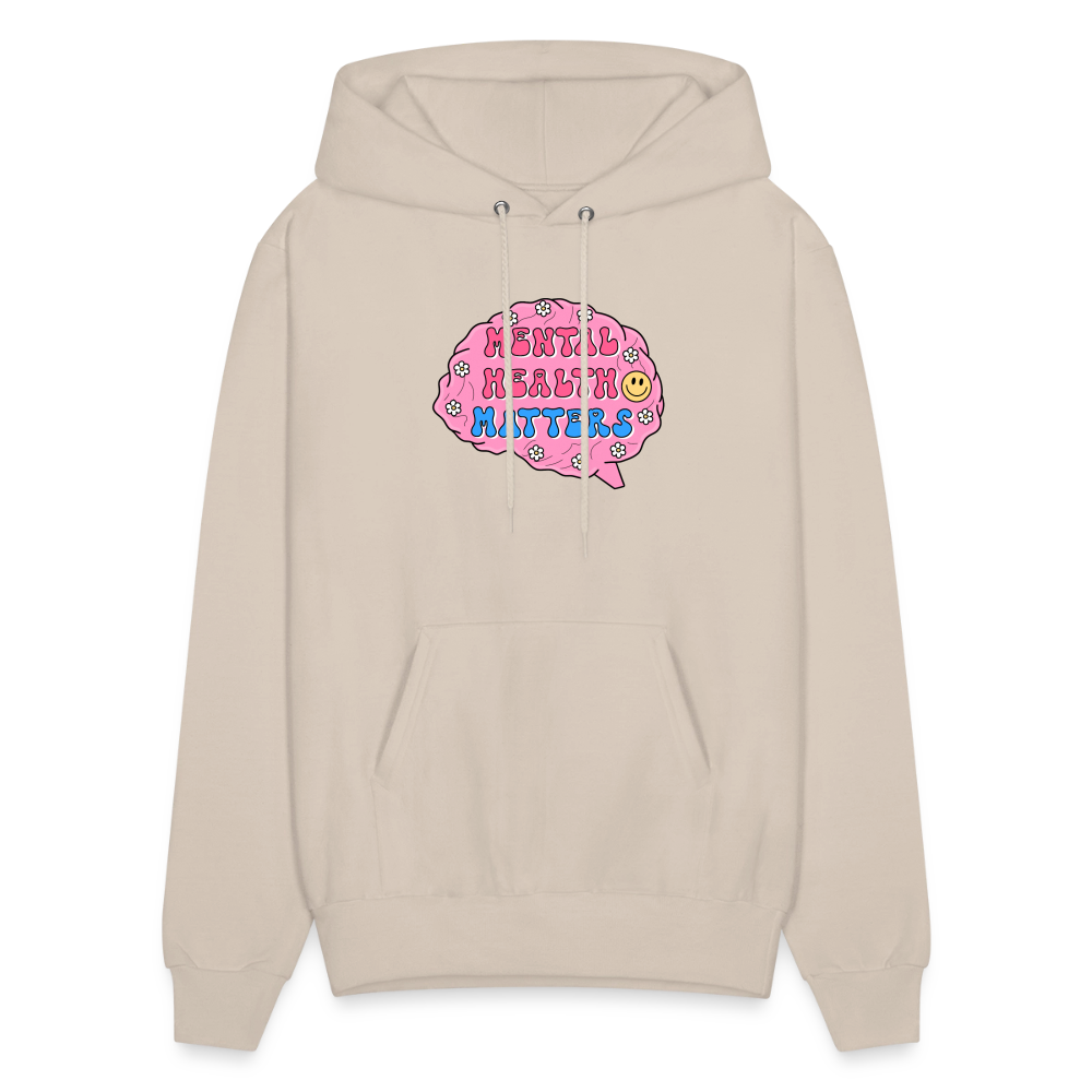 Mental Health Matters Men's Hoodie - Sand