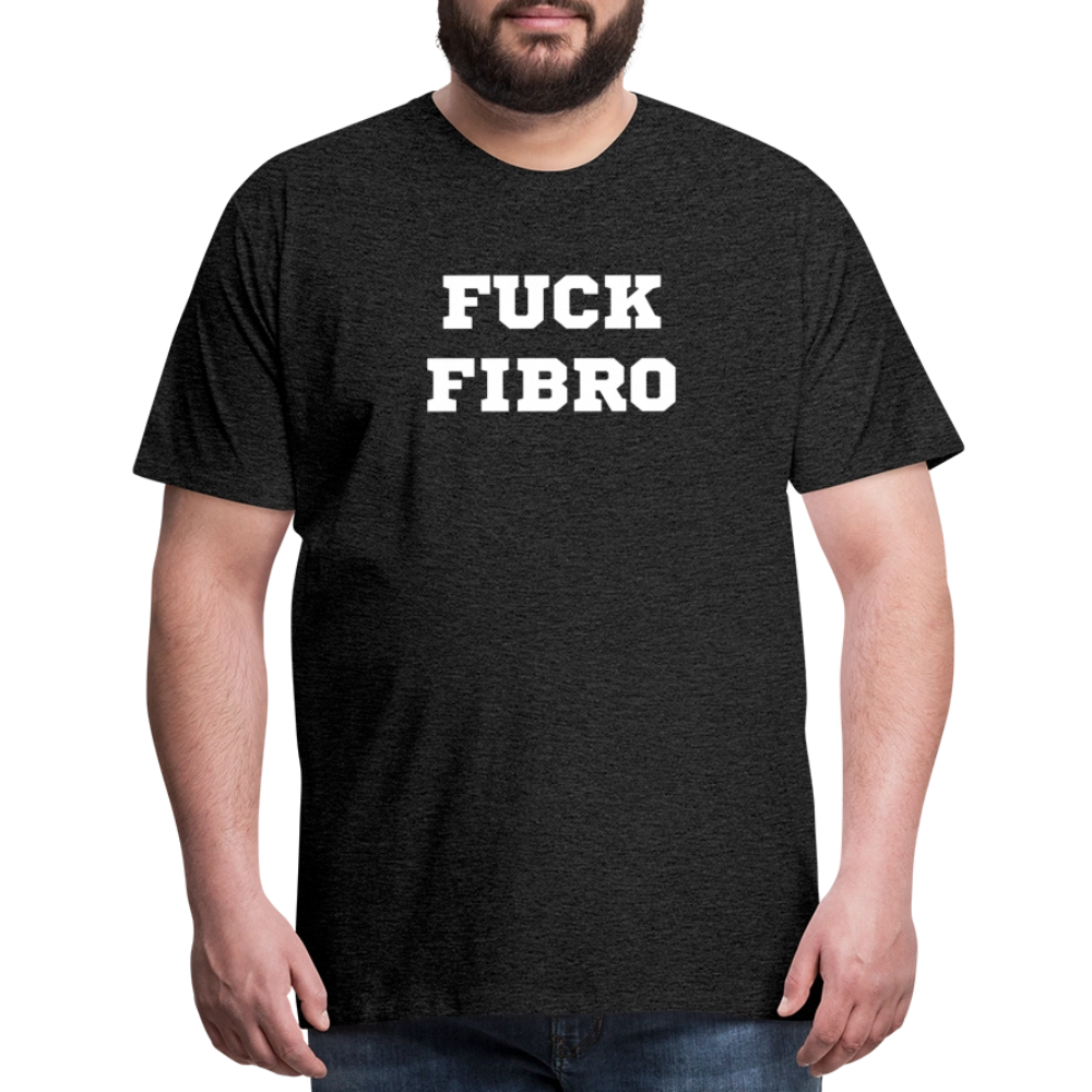 “Fuck Fibro” Men’s Premium T-Shirt - charcoal grey