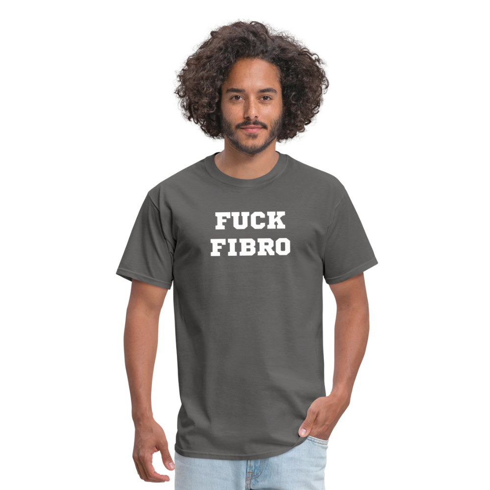 “Fuck Fibro” Unisex Classic T-Shirt - charcoal