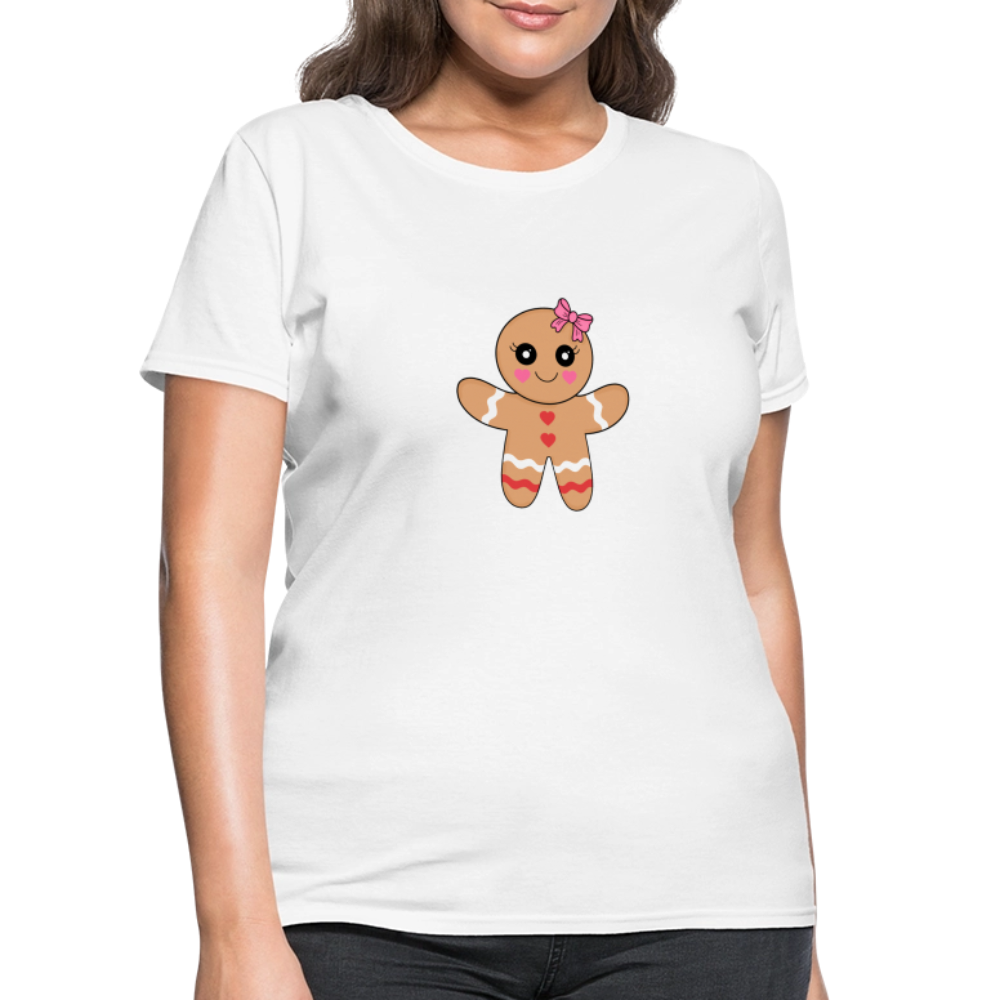 Gingerbread girl Women's T-Shirt - white