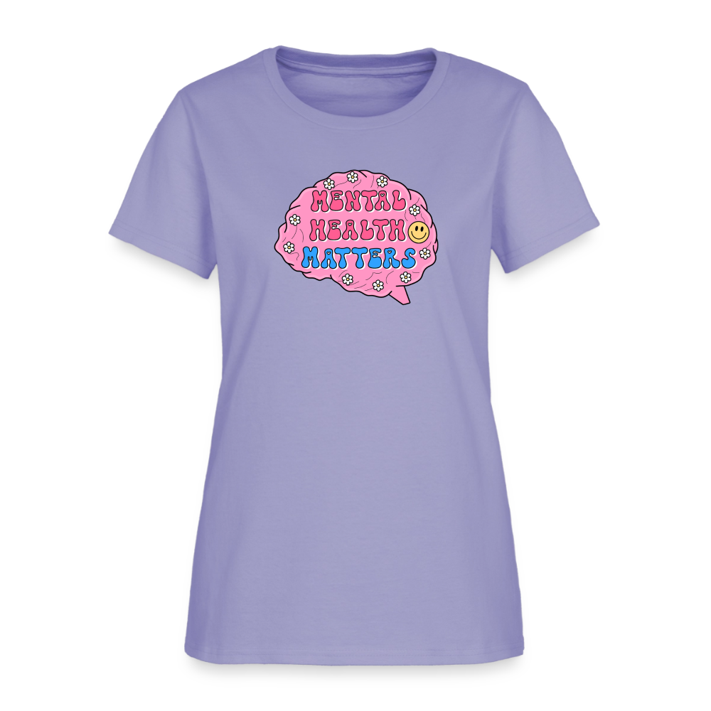 Mental Health Matters Women's T-Shirt - lavender