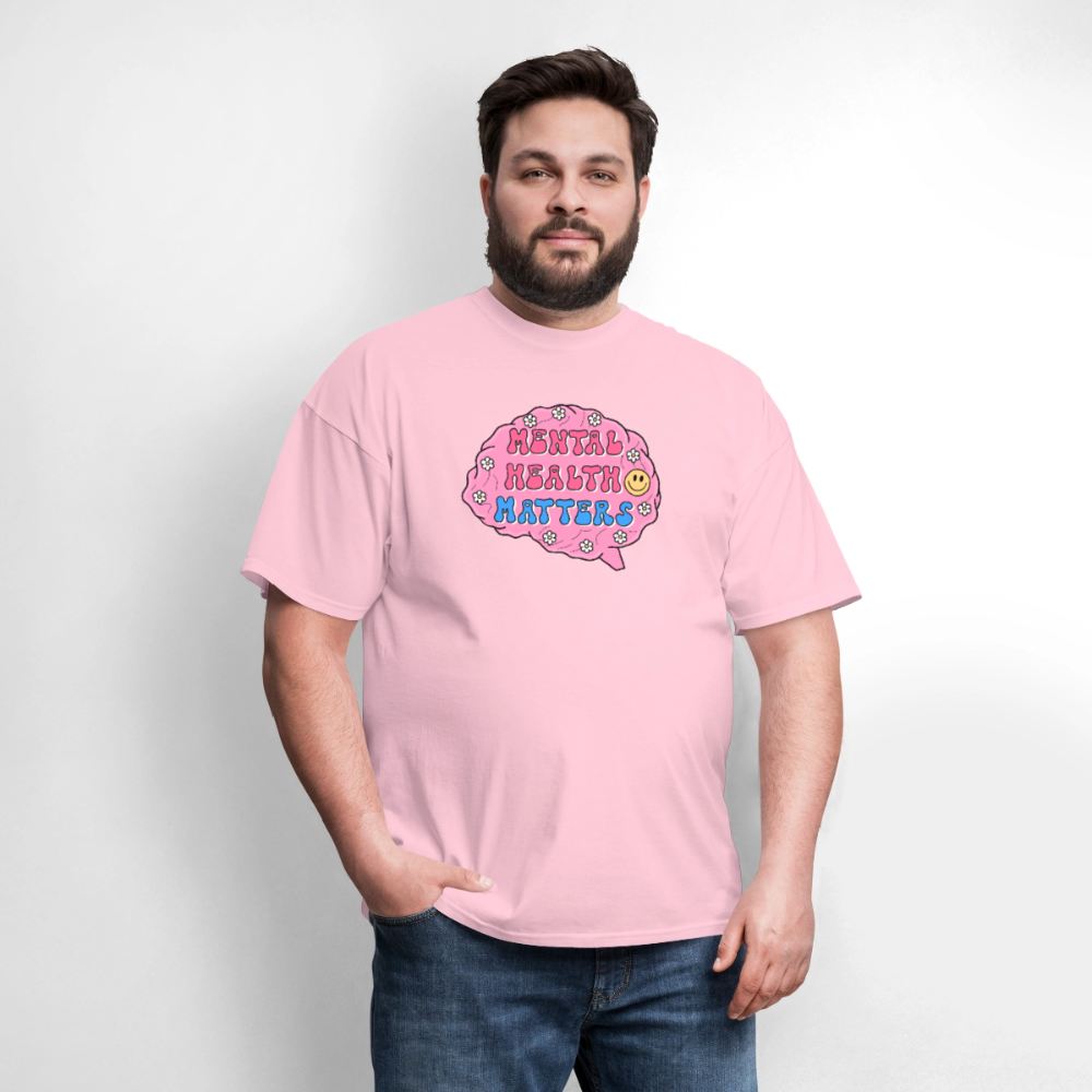 Mental Health Matters Men's T-Shirt | GILDAN 5000 - pink