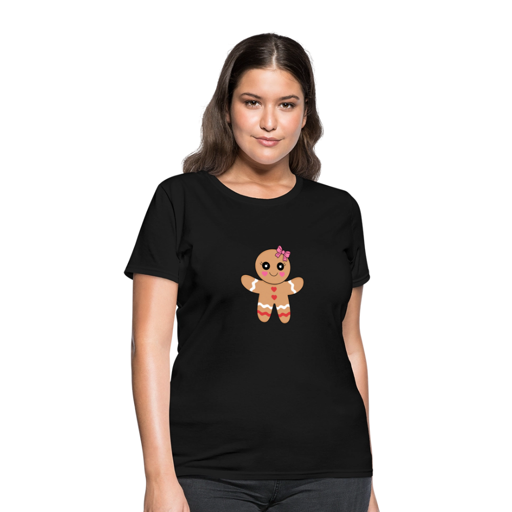 Gingerbread girl Women's T-Shirt - black