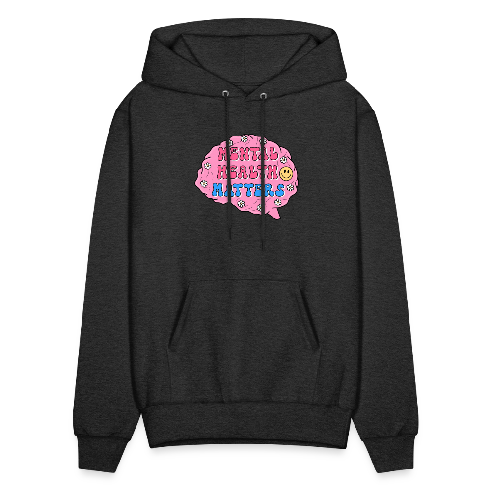 Mental Health Matters Men's Hoodie - charcoal grey