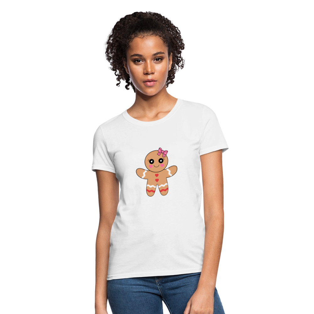 Gingerbread girl Women's T-Shirt - white