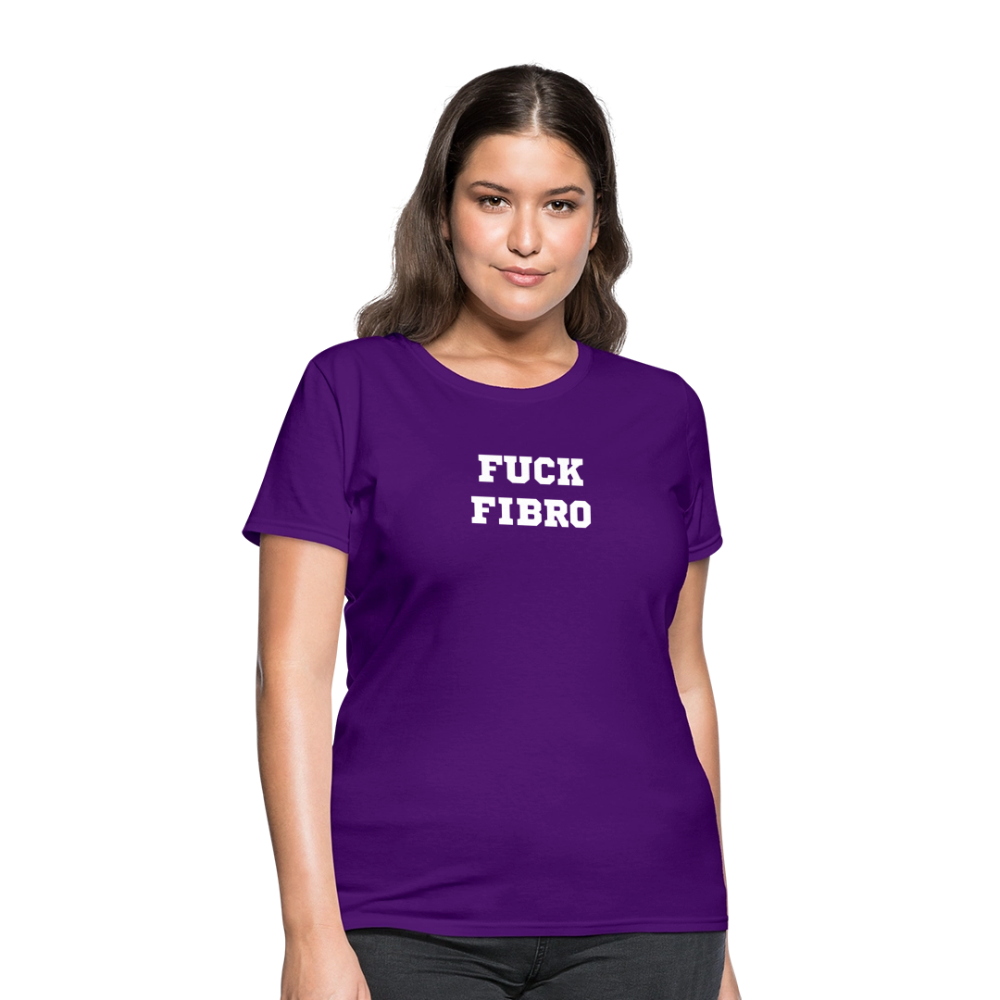 “Fuck Fibro” Women’s T-Shirt - purple