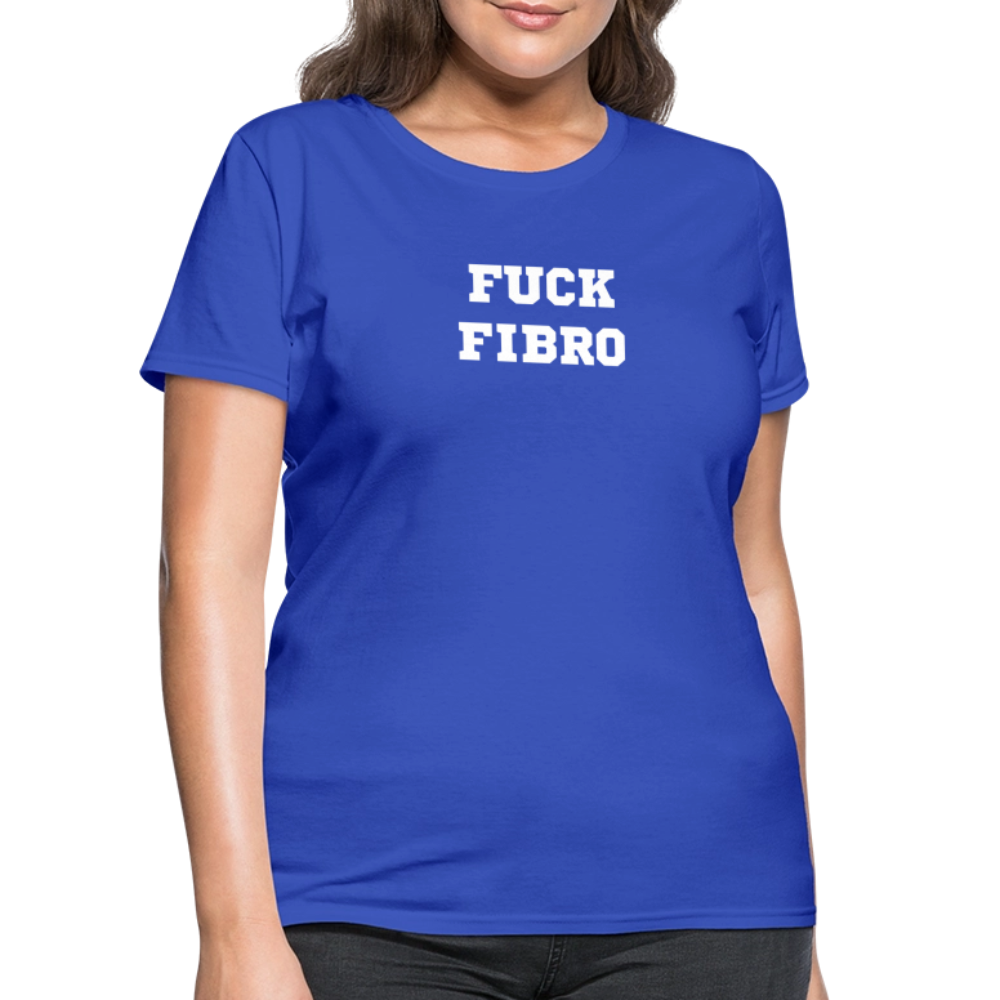 “Fuck Fibro” Women’s T-Shirt - royal blue