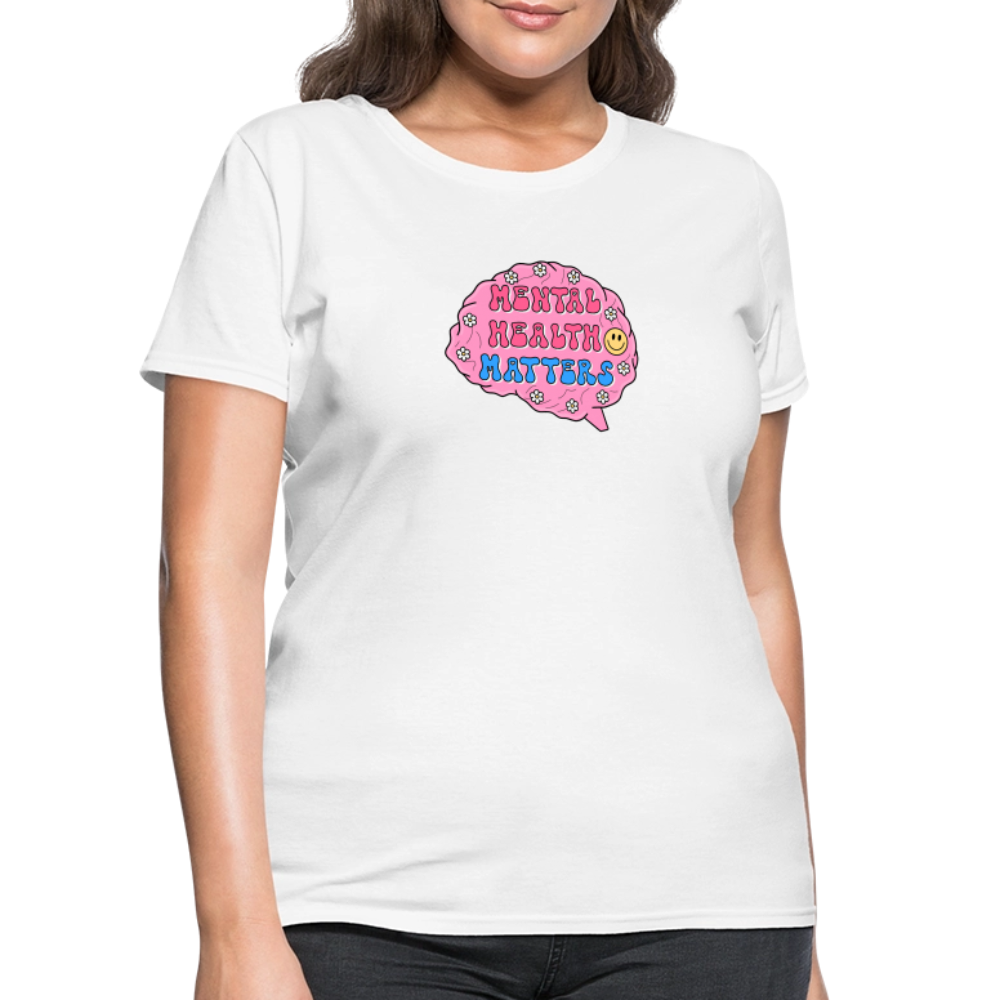 Mental Health Matters Women's T-Shirt - white