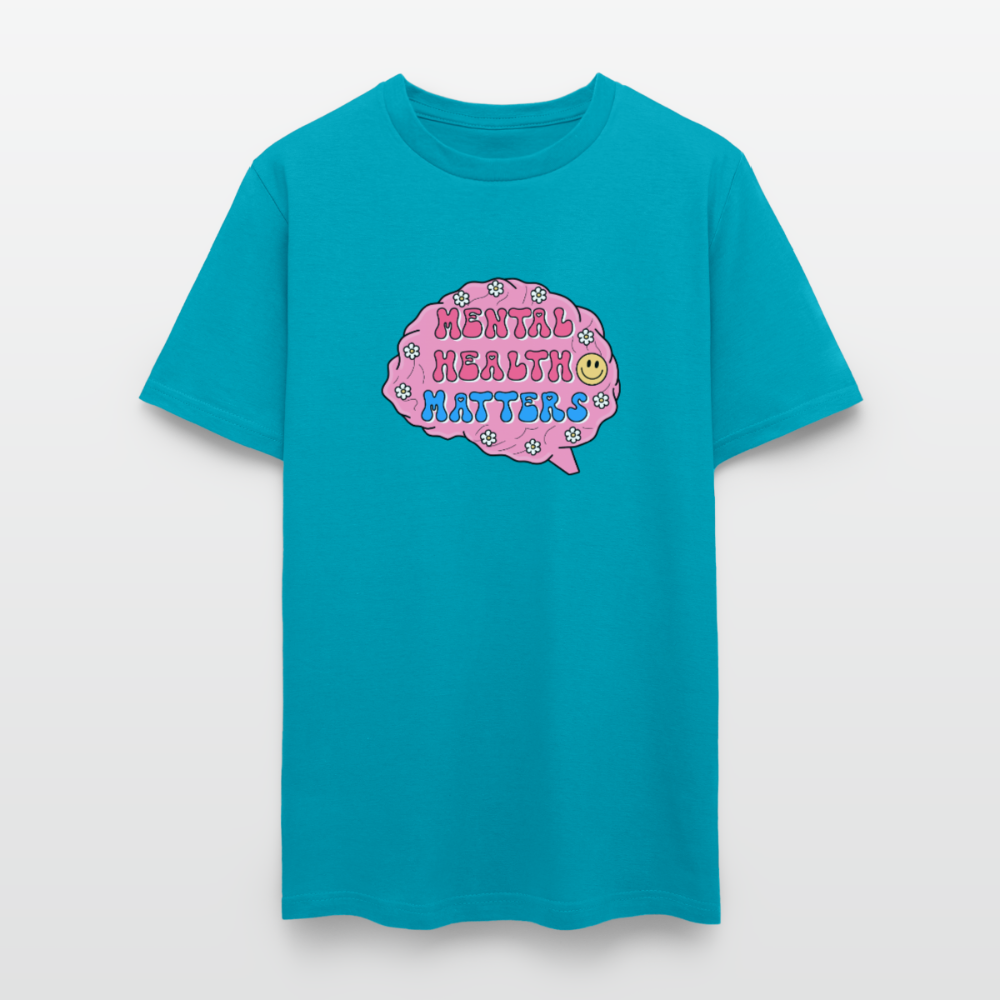Mental Health Matters Men's T-Shirt | GILDAN 5000 - turquoise