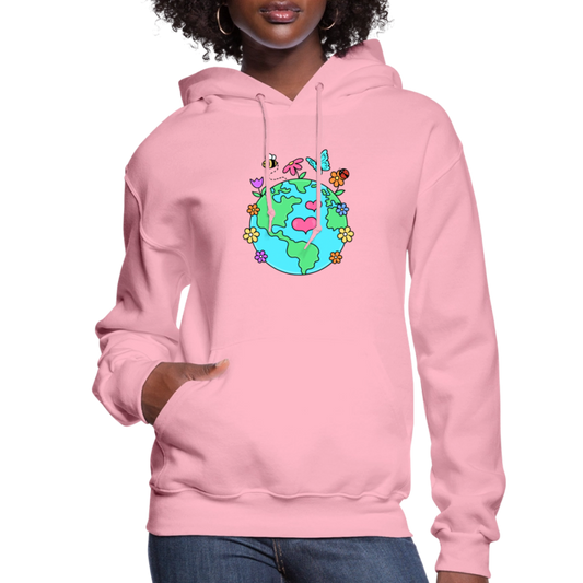 Beautiful Earth Women's Hoodie - classic pink