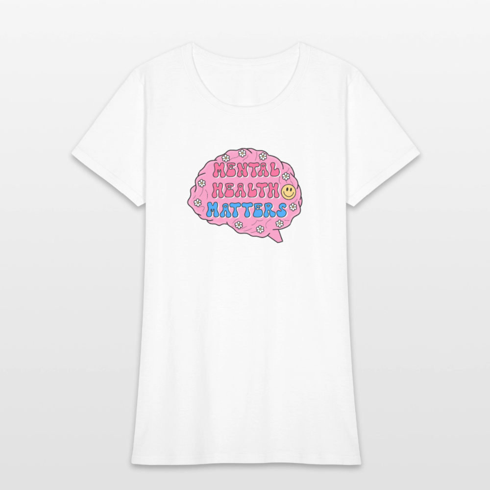 Mental Health Matters Women's T-Shirt - white