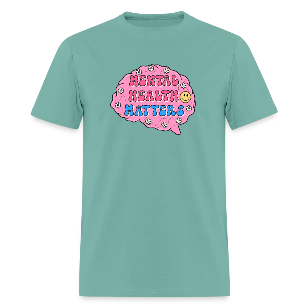 Mental Health Matters Men's T-Shirt | GILDAN 5000 - aquatic