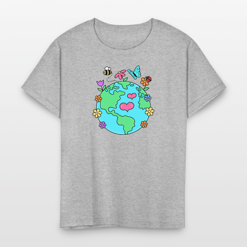 Beautiful earth Kids' T-Shirt - heather gray