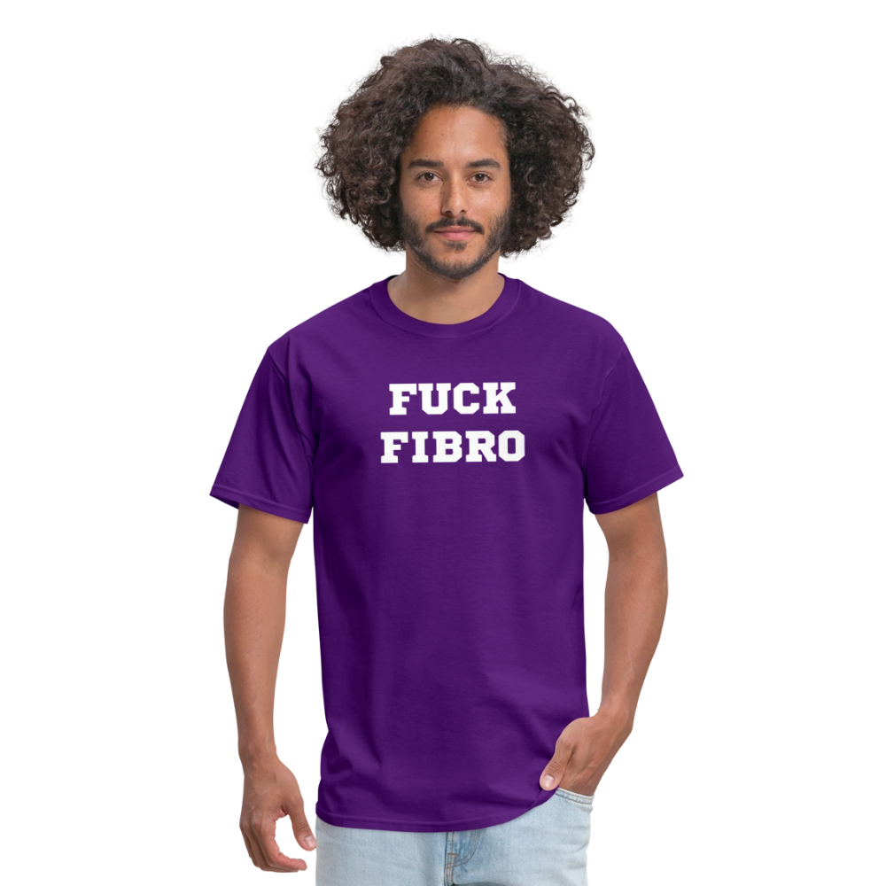 “Fuck Fibro” Unisex Classic T-Shirt - purple