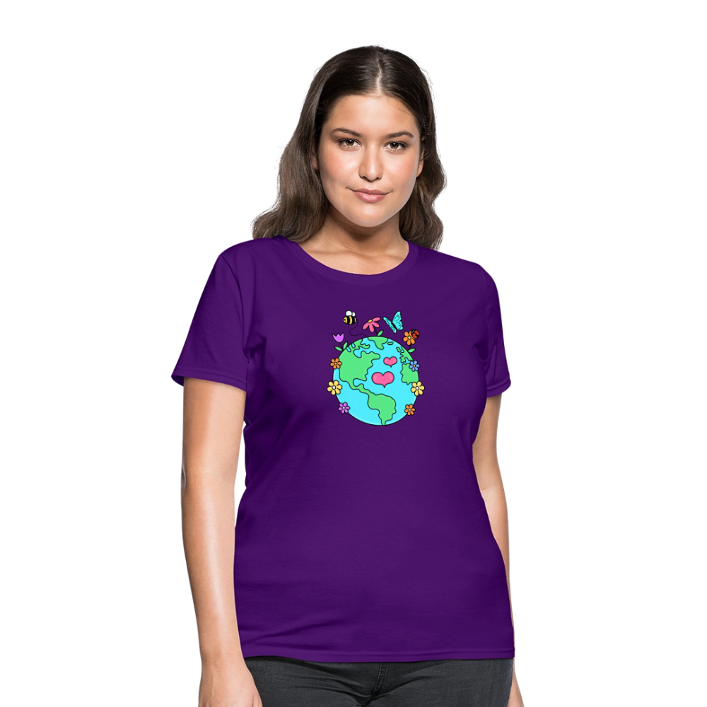 Beautiful Earth Women's T-Shirt - purple