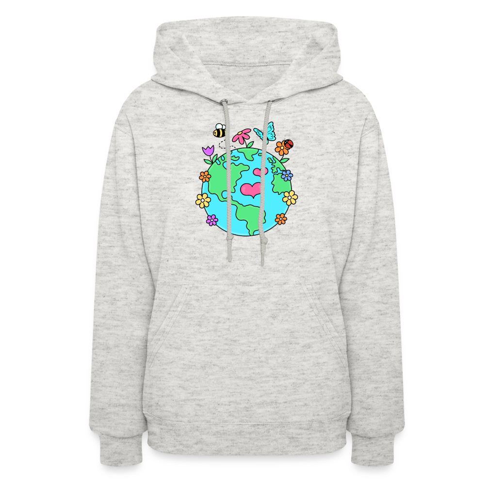 Beautiful Earth Women's Hoodie - heather oatmeal