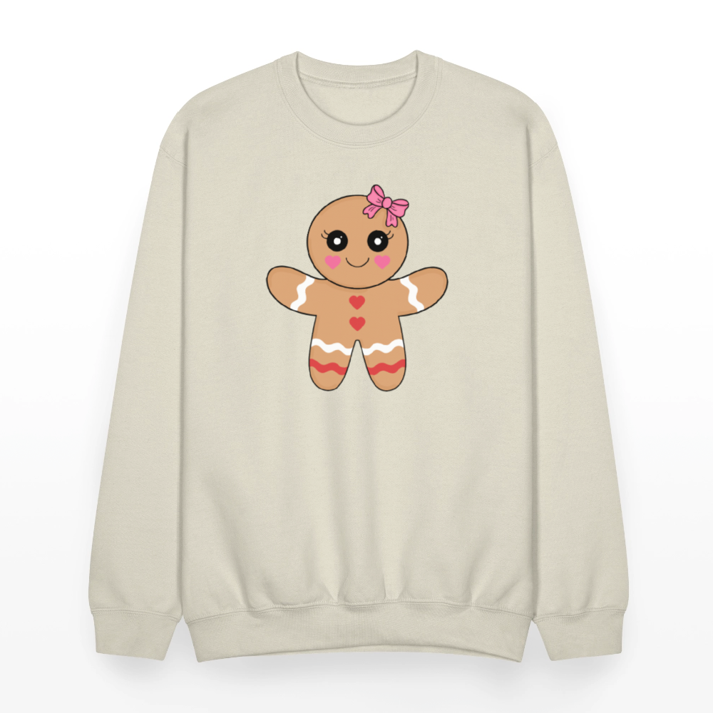 Gingerbread girl Crewneck Sweatshirt - Sand
