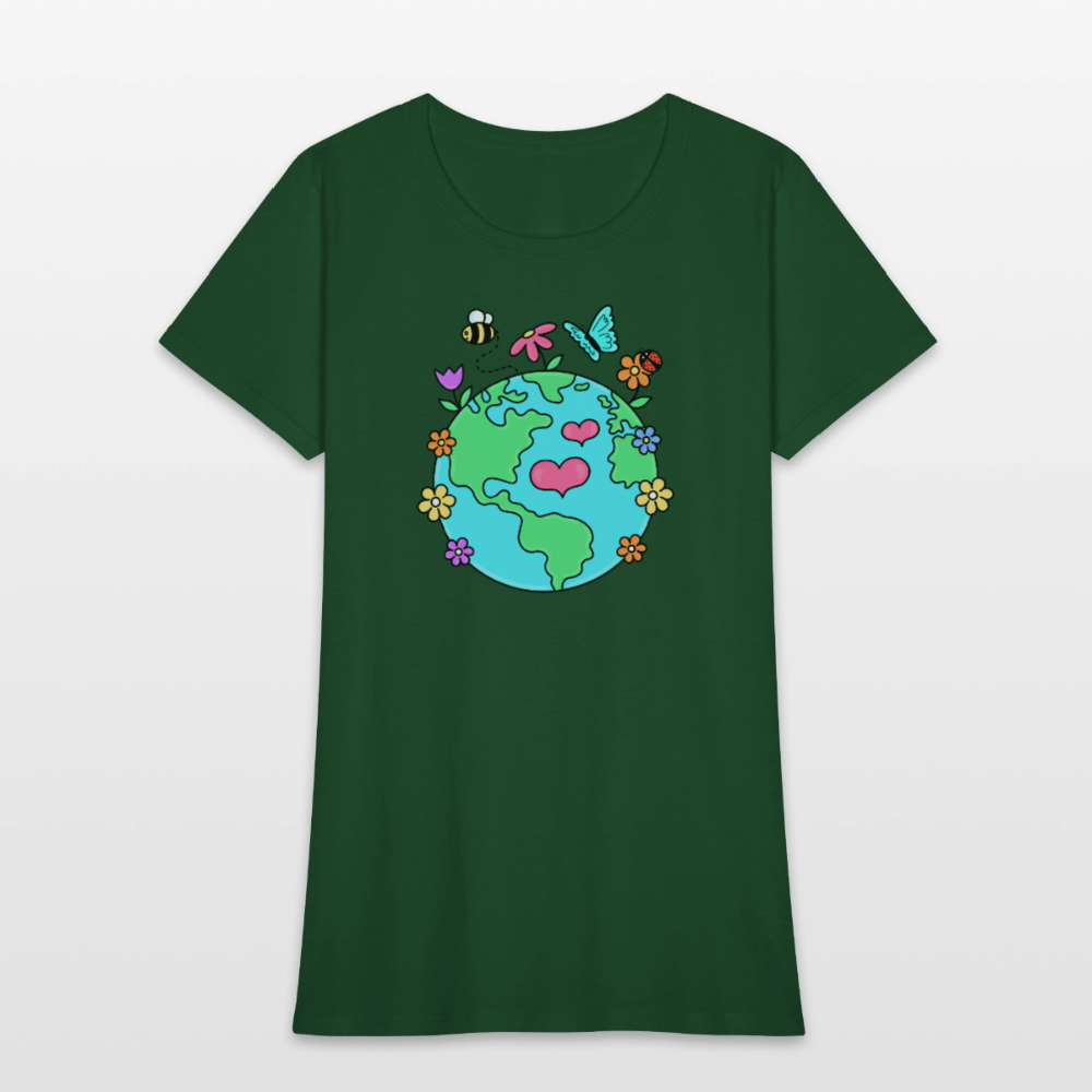 Beautiful Earth Women's T-Shirt - forest green