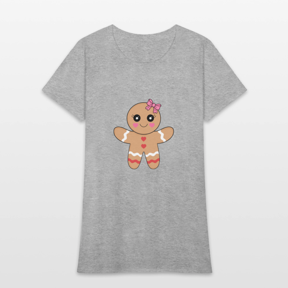 Gingerbread girl Women's T-Shirt - heather gray