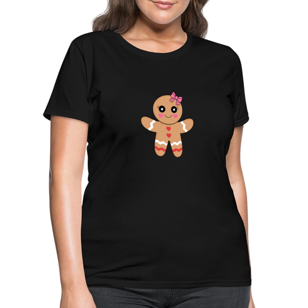 Gingerbread girl Women's T-Shirt - black