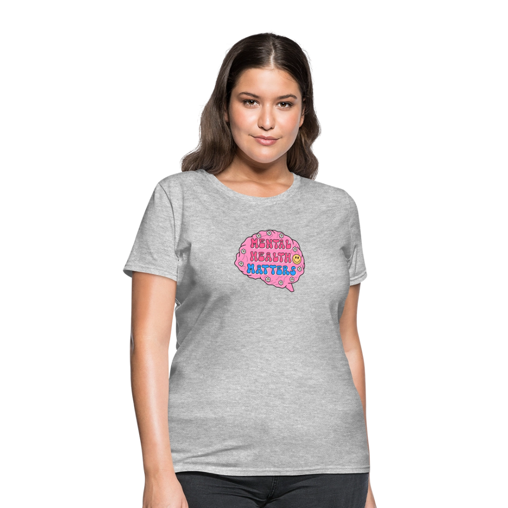 Mental Health Matters Women's T-Shirt - heather gray