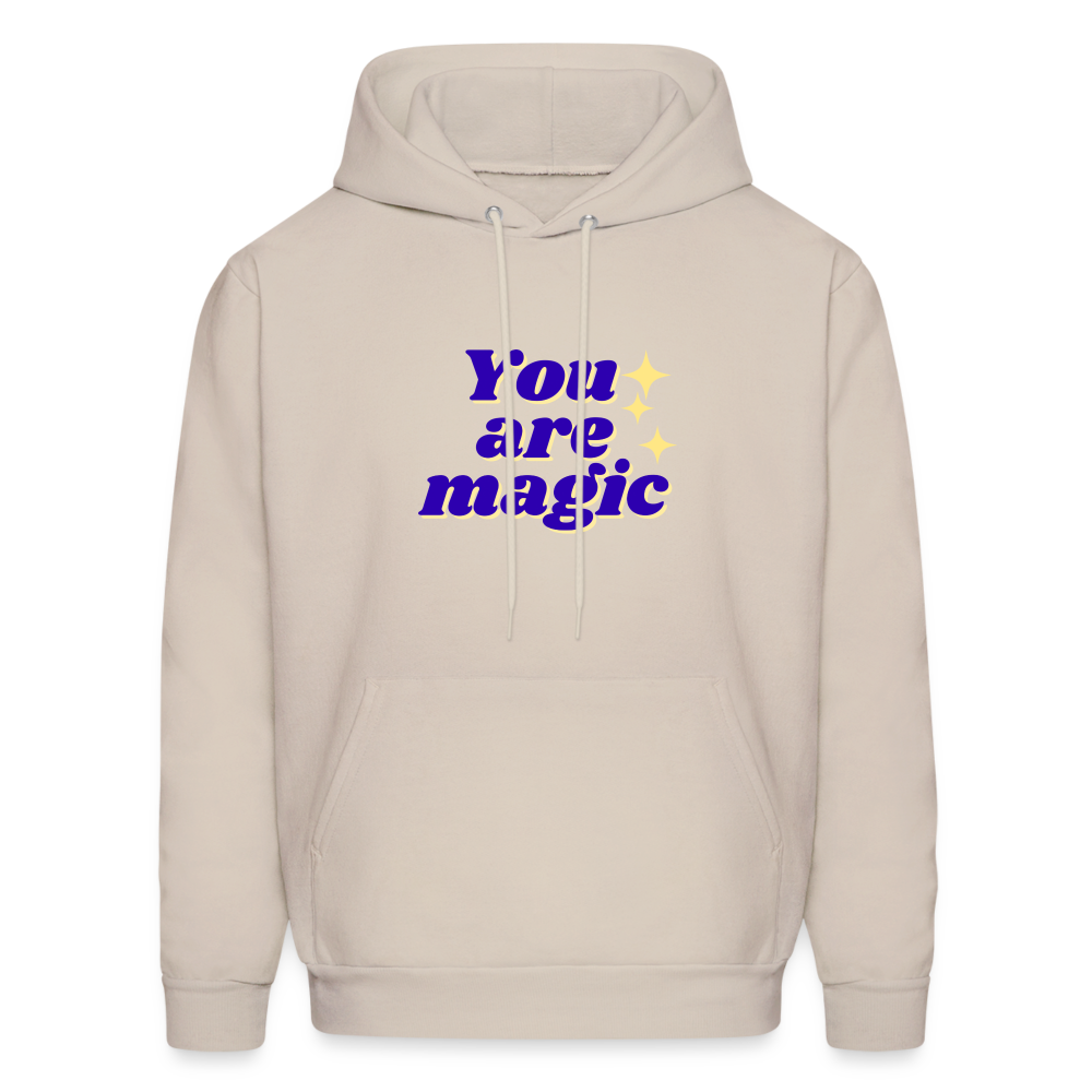 “You are magic” Men's Hoodie - Sand