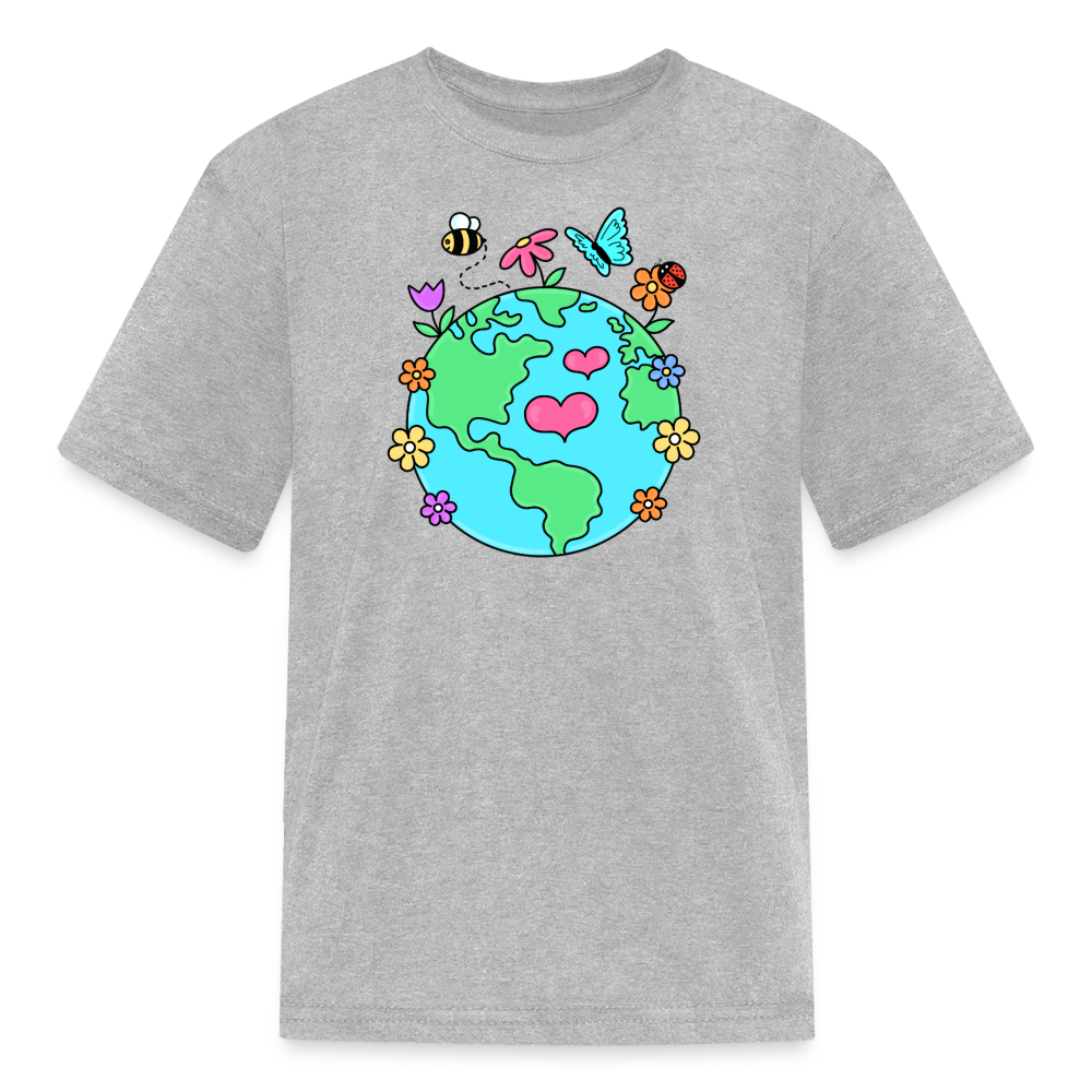 Beautiful earth Kids' T-Shirt - heather gray