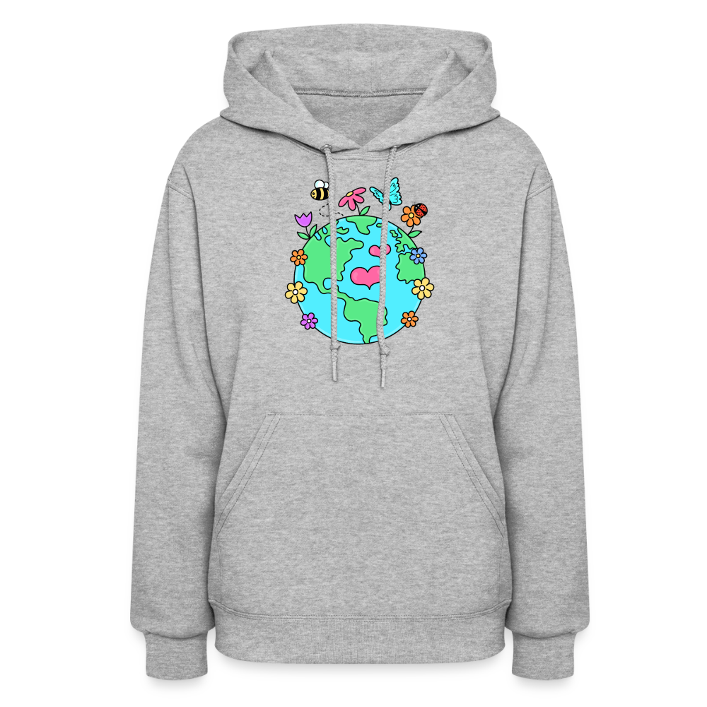 Beautiful Earth Women's Hoodie - heather gray