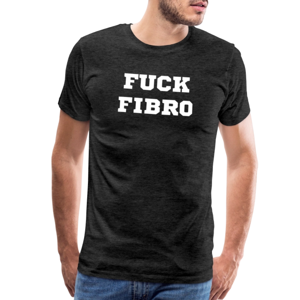 “Fuck Fibro” Men’s Premium T-Shirt - charcoal grey