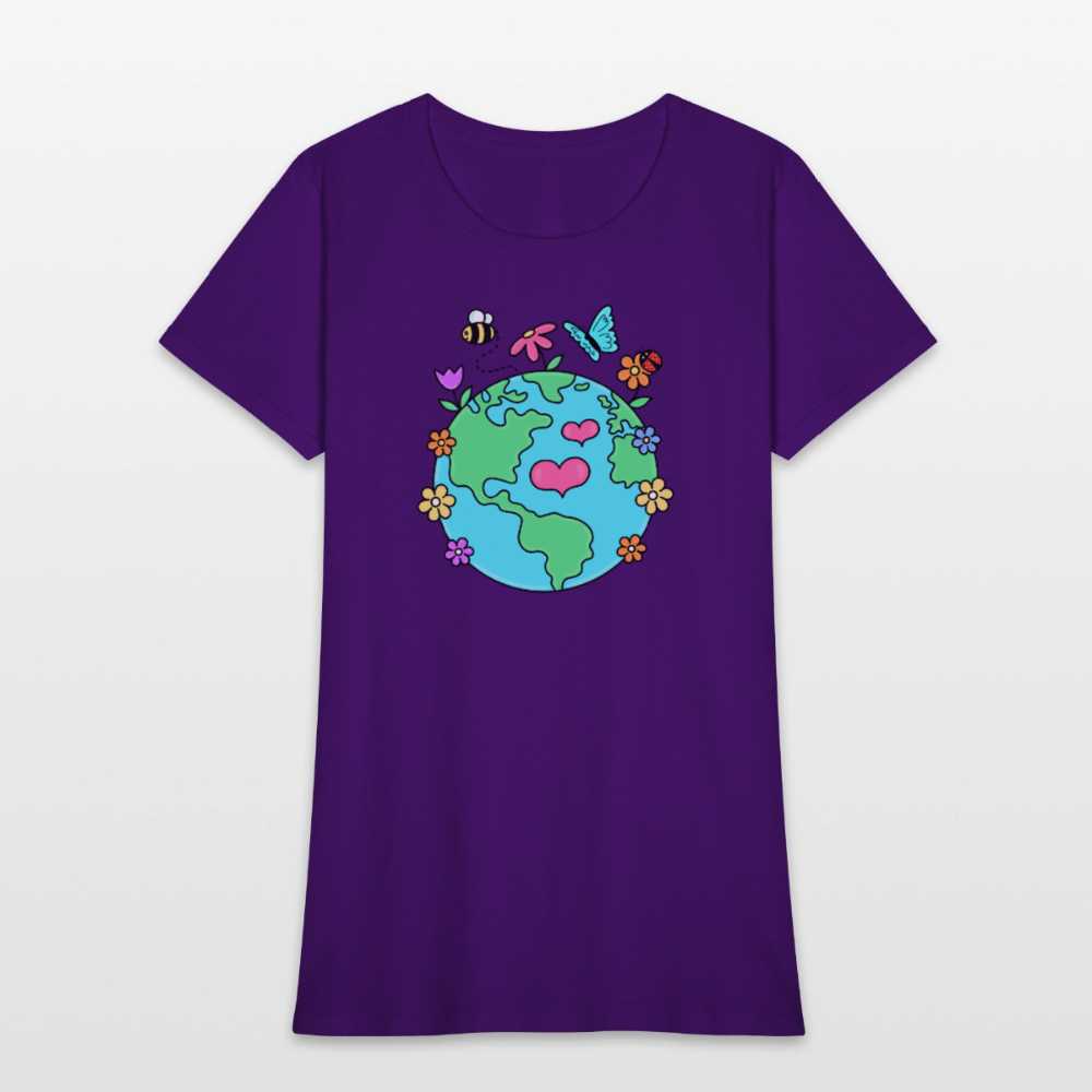 Beautiful Earth Women's T-Shirt - purple