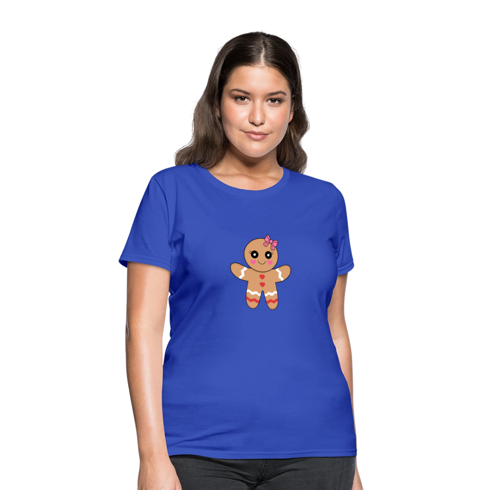 Gingerbread girl Women's T-Shirt - royal blue