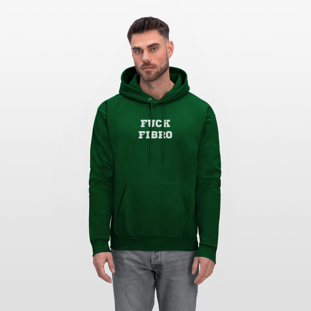 “Fuck Fibro” Men’s Hoodie - forest green