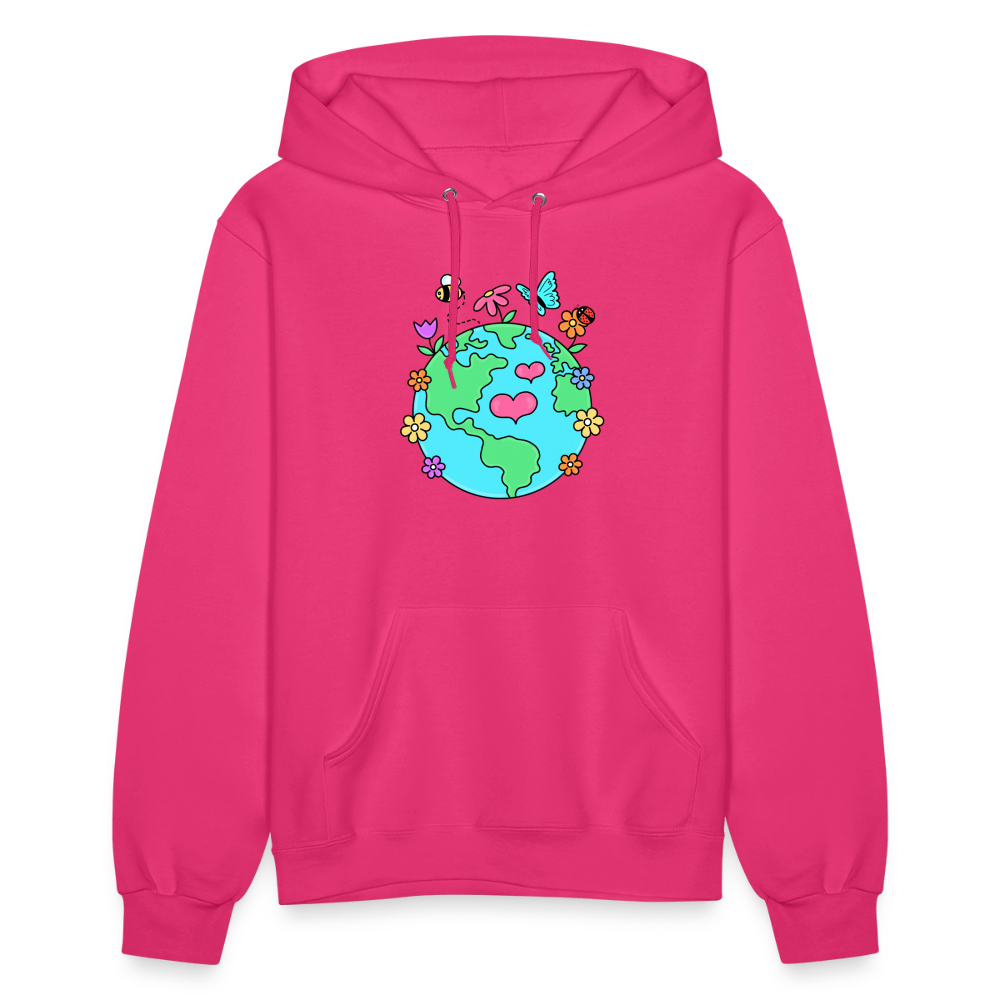 Beautiful Earth Women's Hoodie - fuchsia