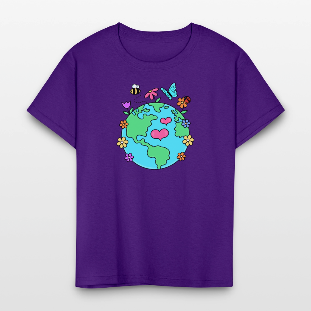 Beautiful earth Kids' T-Shirt - purple