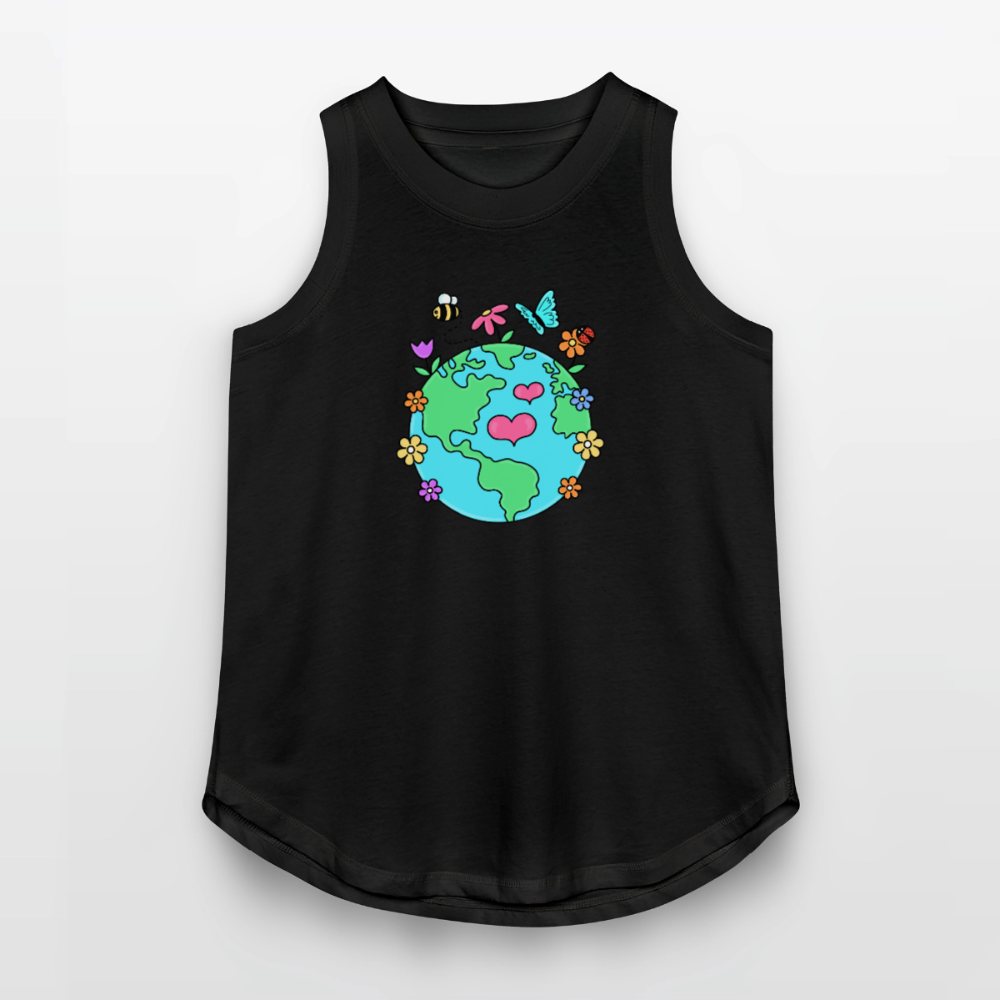 Beautiful Earth Women's Relaxed Tank Top - black