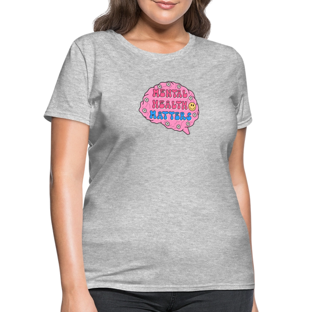 Mental Health Matters Women's T-Shirt - heather gray
