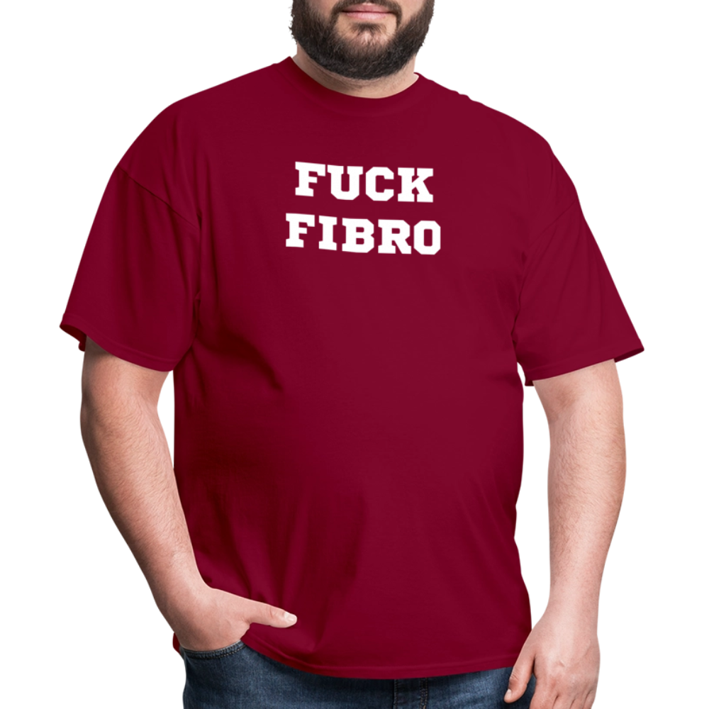 “Fuck Fibro” Unisex Classic T-Shirt - burgundy