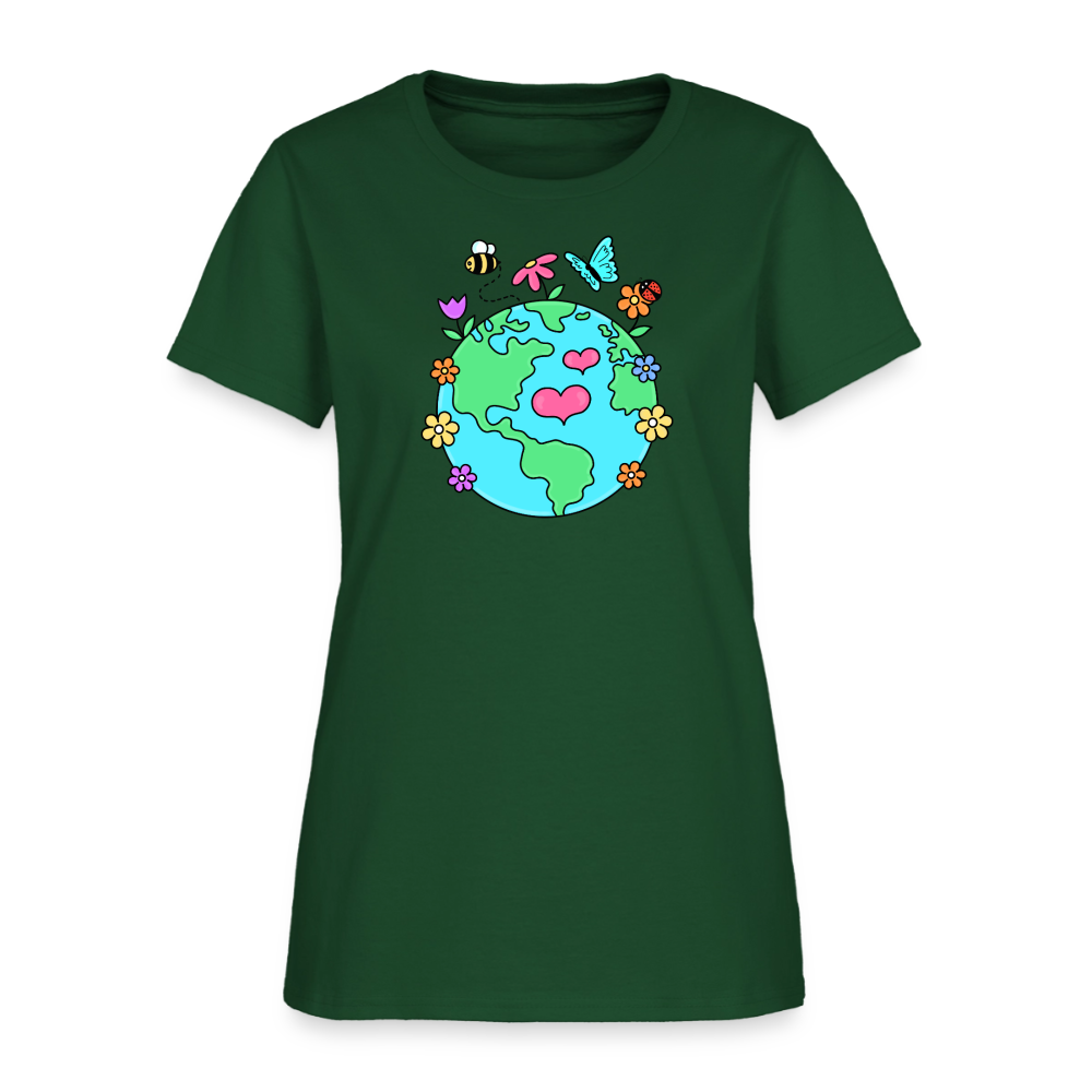 Beautiful Earth Women's T-Shirt - forest green