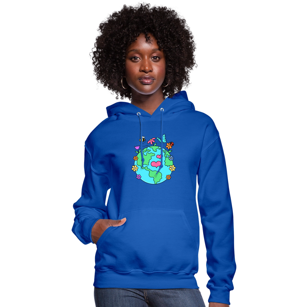 Beautiful Earth Women's Hoodie - royal blue