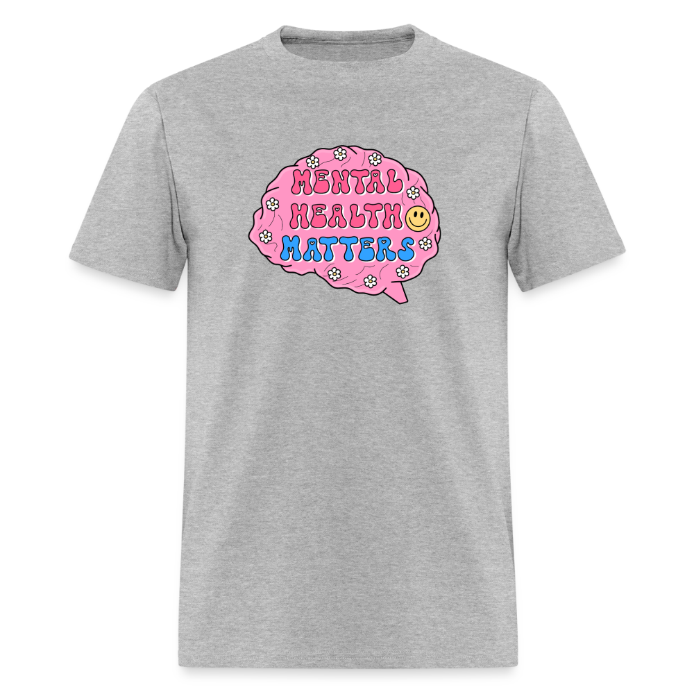 Mental Health Matters Men's T-Shirt | GILDAN 5000 - heather gray