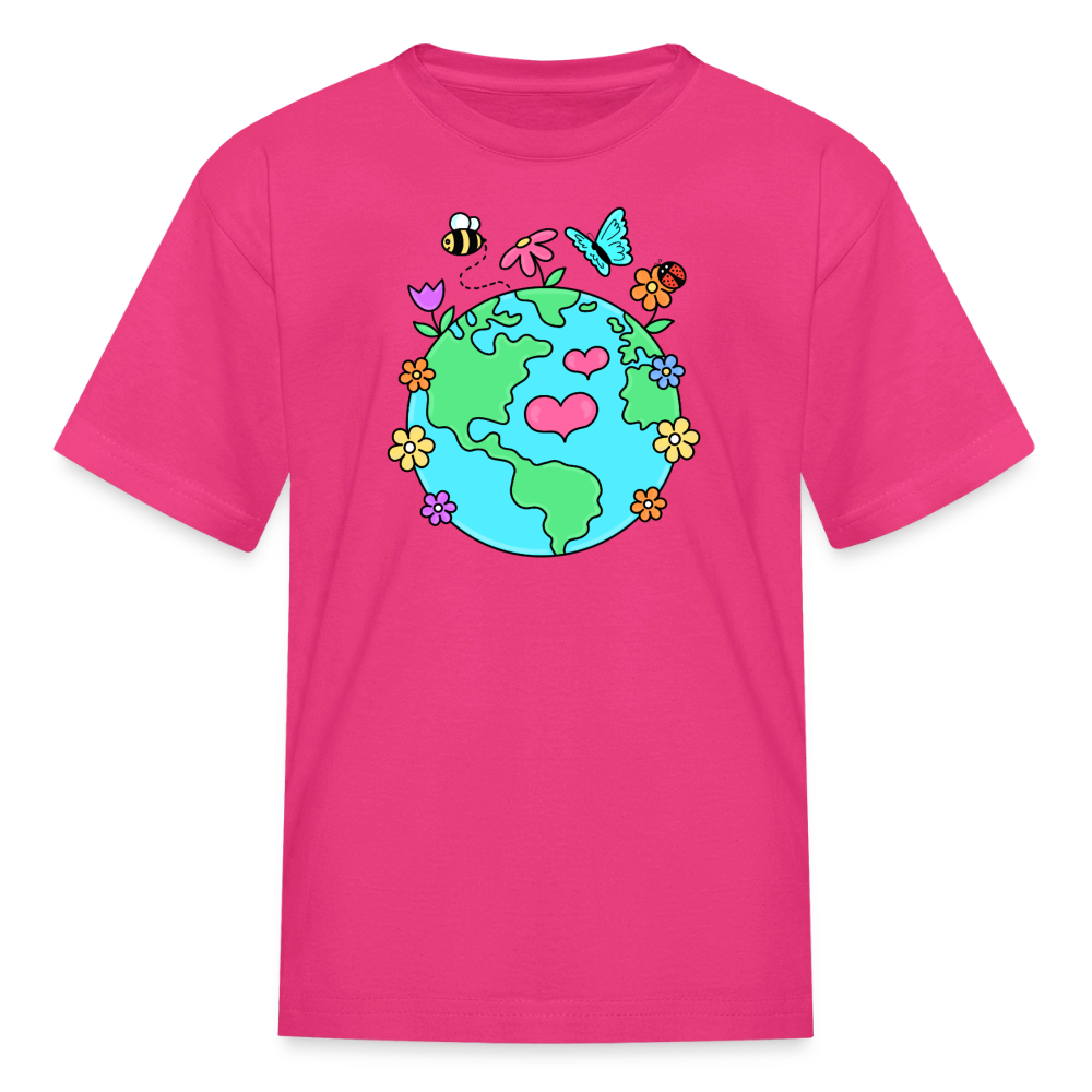 Beautiful earth Kids' T-Shirt - fuchsia