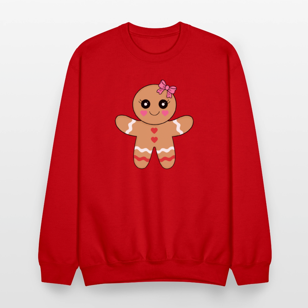 Gingerbread girl Crewneck Sweatshirt - red
