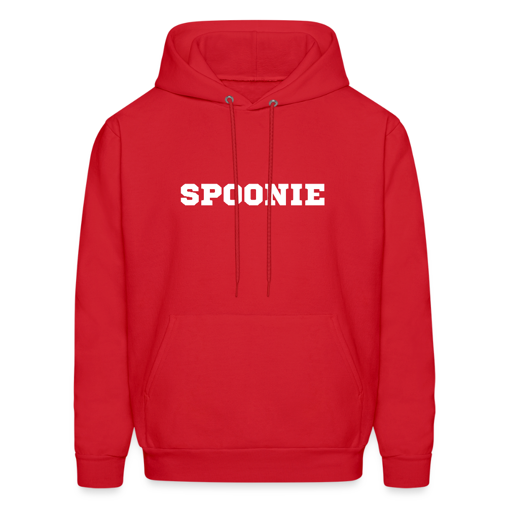“Spoonie” Men’s Men’s Hoodie - red