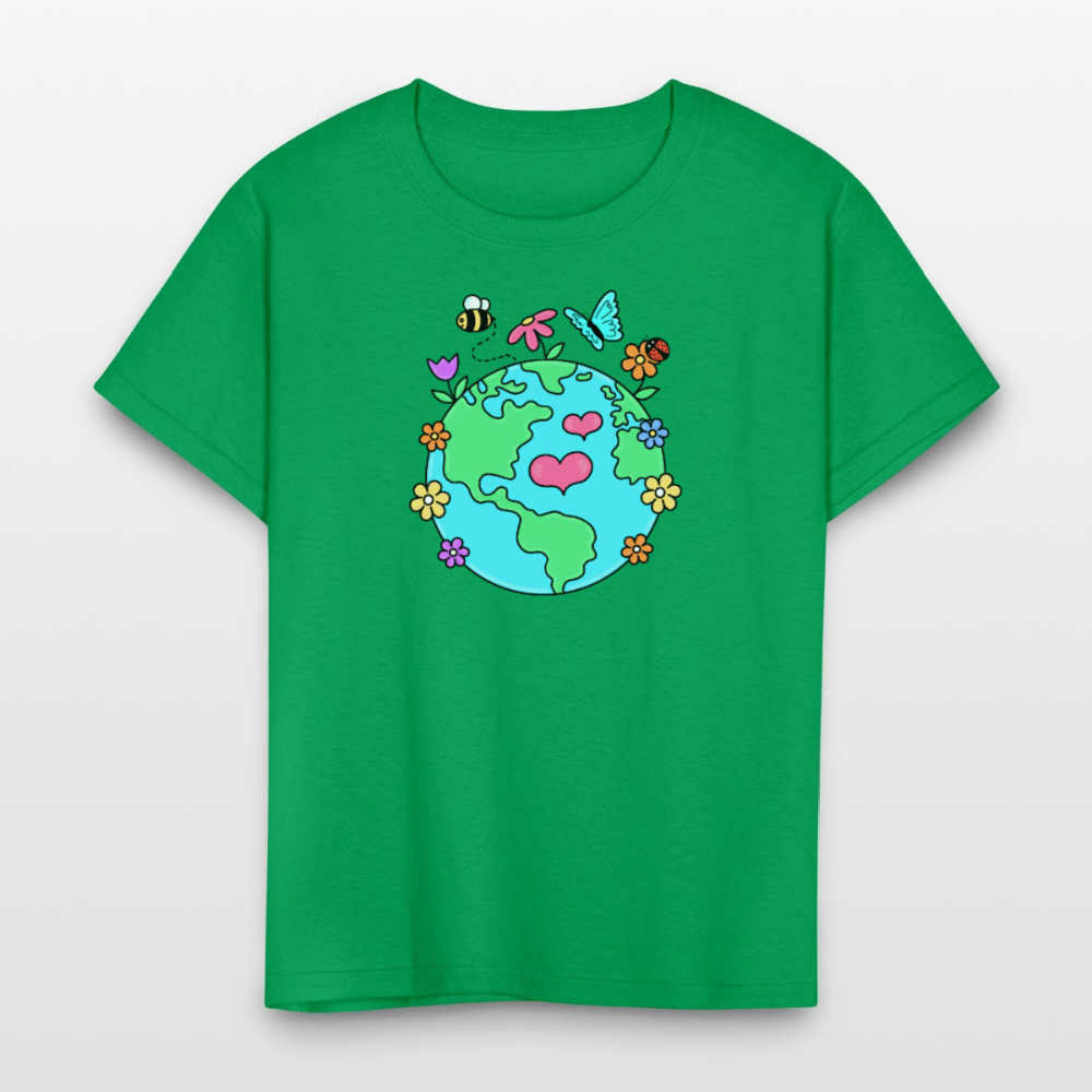 Beautiful earth Kids' T-Shirt - kelly green