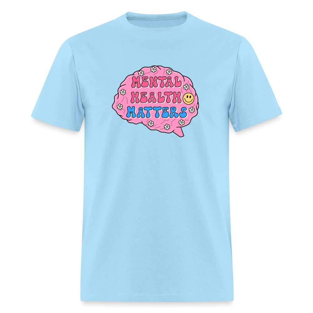 Mental Health Matters Men's T-Shirt | GILDAN 5000 - powder blue