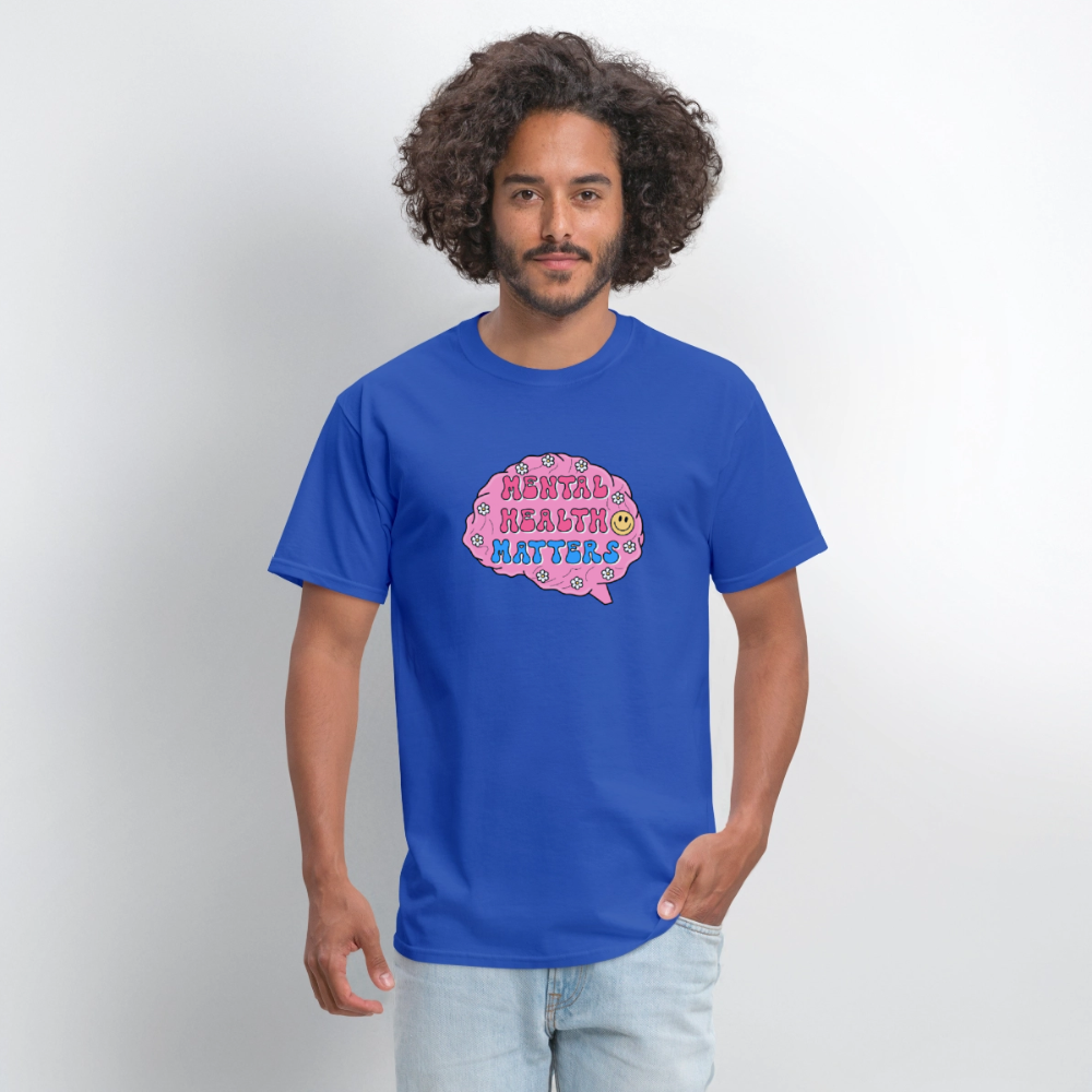 Mental Health Matters Men's T-Shirt | GILDAN 5000 - royal blue
