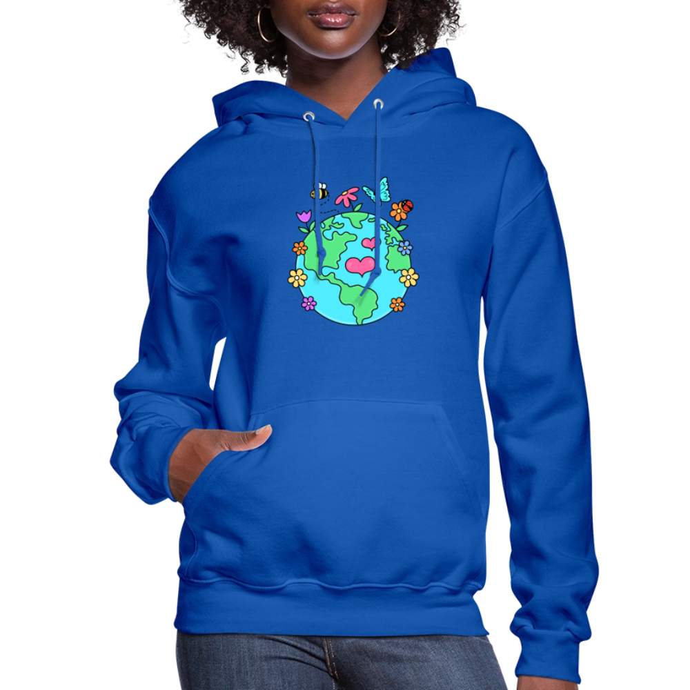 Beautiful Earth Women's Hoodie - royal blue